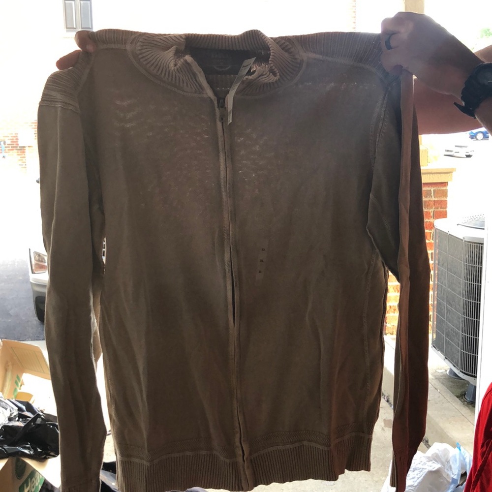 BKE Full Zip Athletic Fit Sweater
